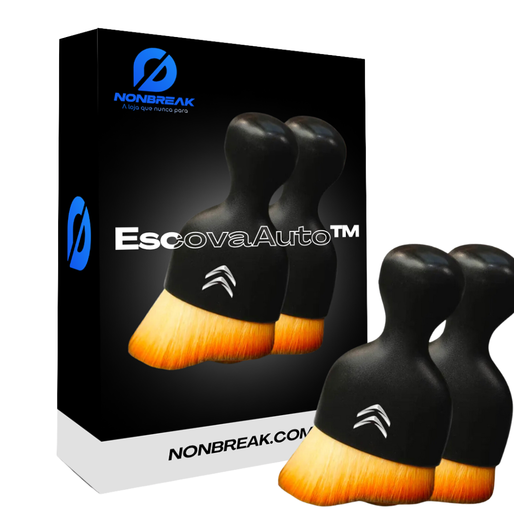 (PAGUE 1 LEVE 2) Mini Escova de Limpeza para Interior Automotivo - FastVim EscovaAuto™